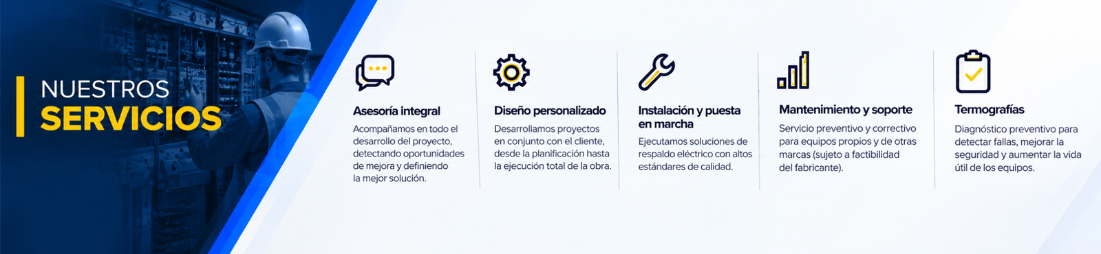 Nuestros servicios integrales industriales